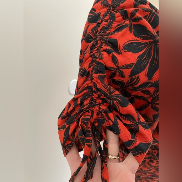 NWOT Ava & Viv V-Neck Midi Dress Size 1X - Picture 4 of 8